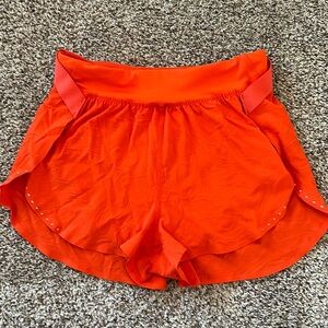 Lululemon Shorts Size 4 with zipper back - only wore once